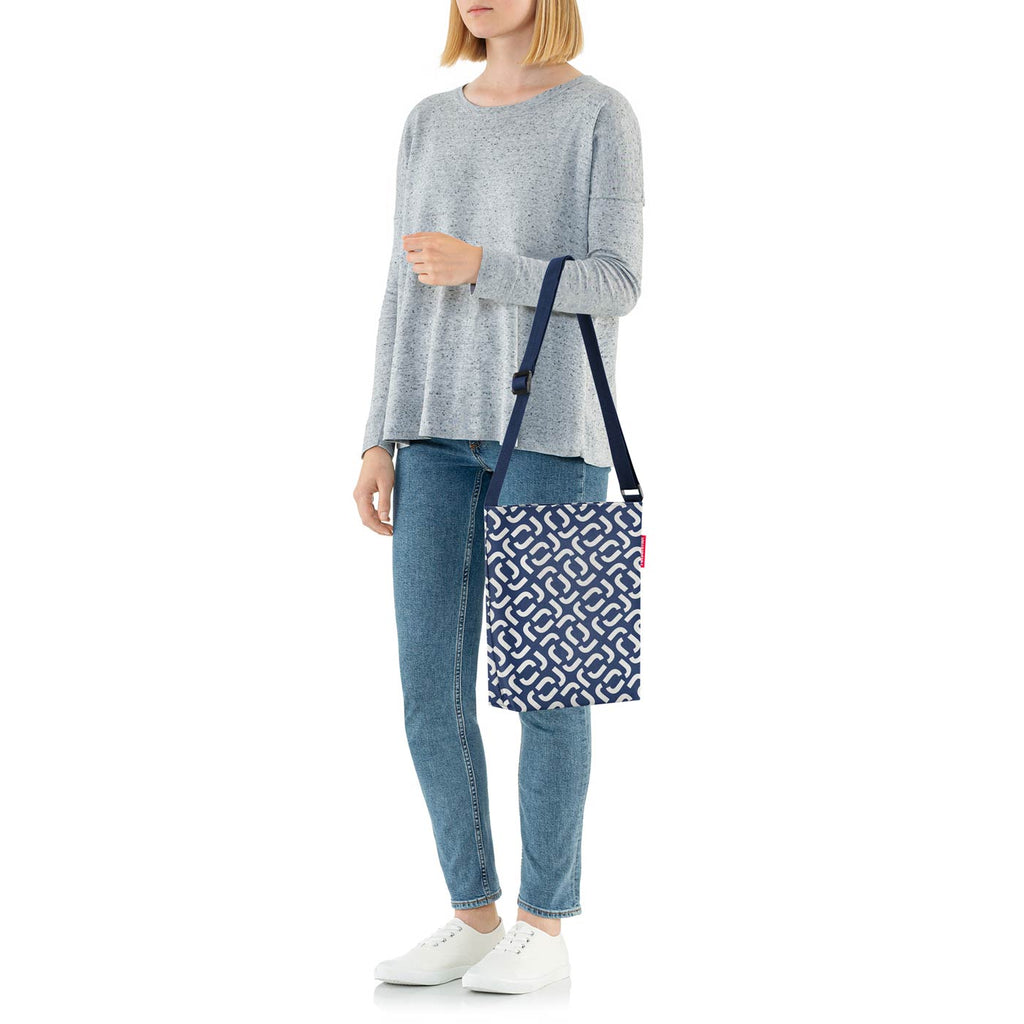 Bolso bandolera shoulderbag S - signature navy