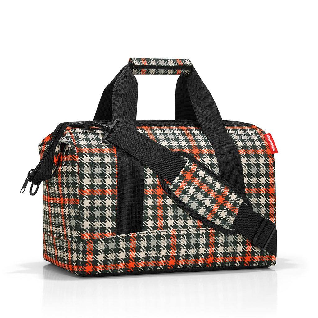 Bolso de viaje allrounder M - glencheck red