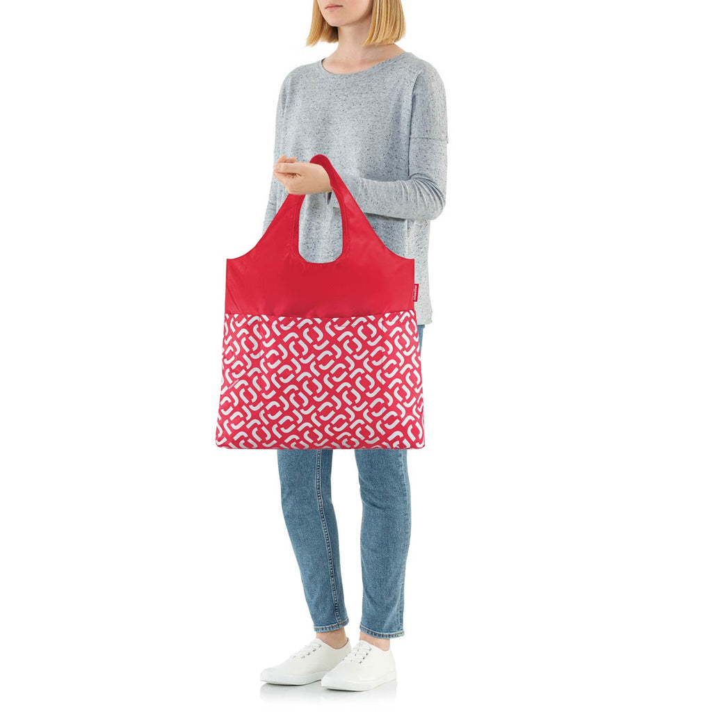 Bolsa de Compras plegable  - plus signature red