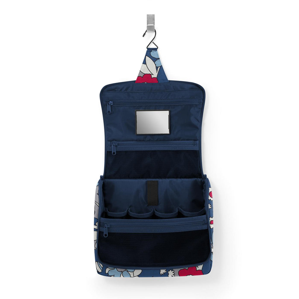 Neceser para colgar toiletbag XL - florist indigo