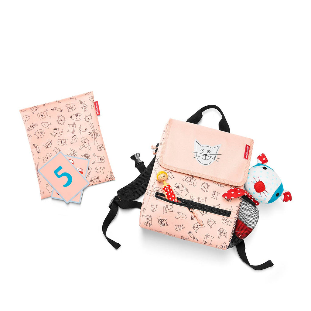 Mochila Infantil - Cats and dogs Rose