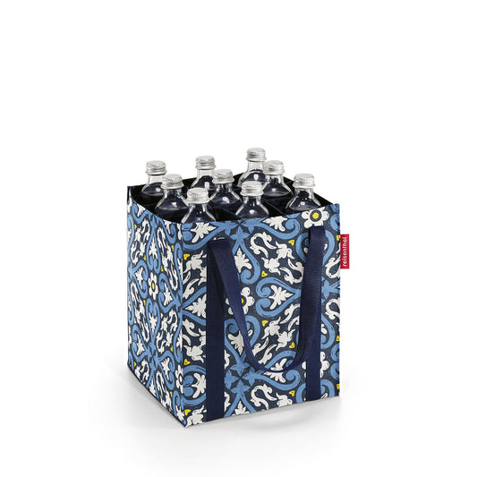 Bolsa porta botellas - floral 1
