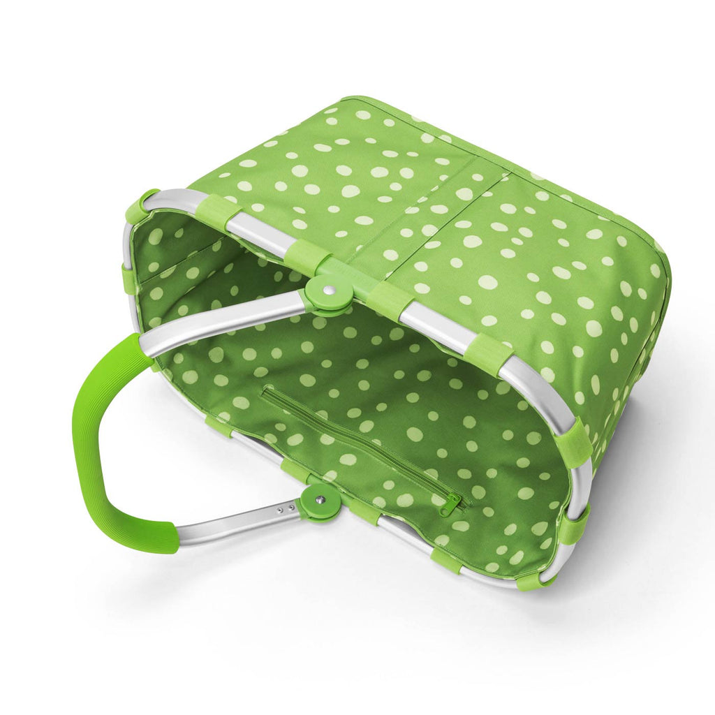 Canasto de Picnic carrybag - spots green