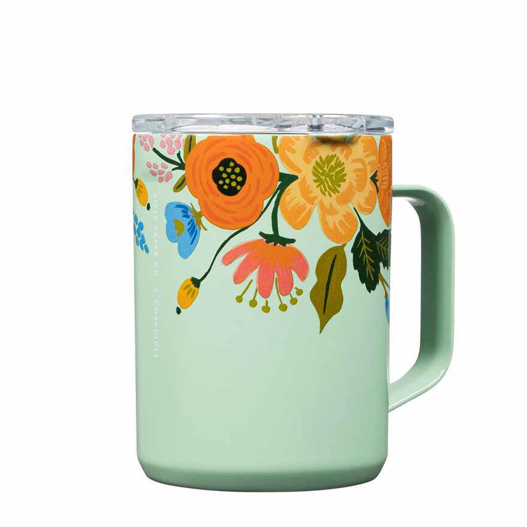 Tazón Térmico Mug 475ml Rifle Paper Gloss Mint Lively Floral