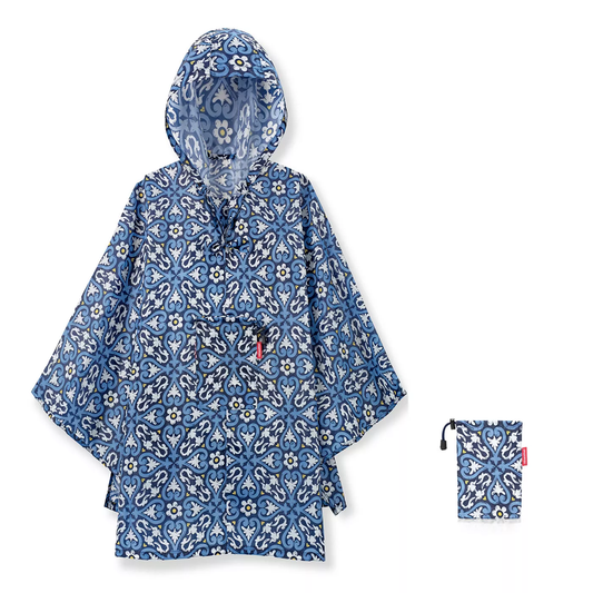 Poncho plegable - floral 1