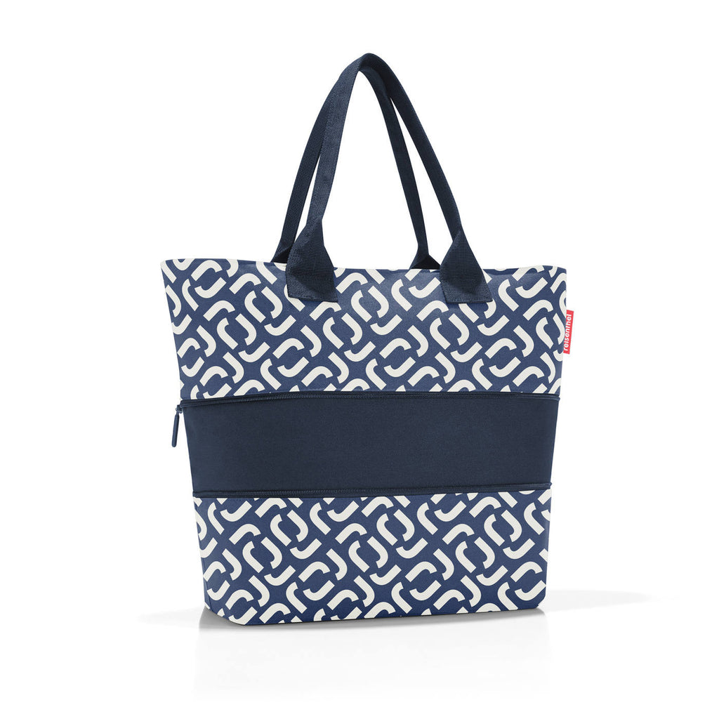 Bolso de compras shopper e1 - signature navy