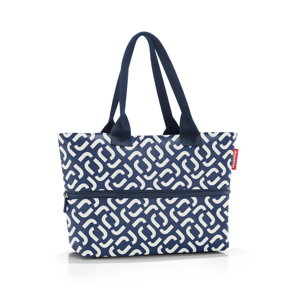 Bolso de compras shopper e1 - signature navy