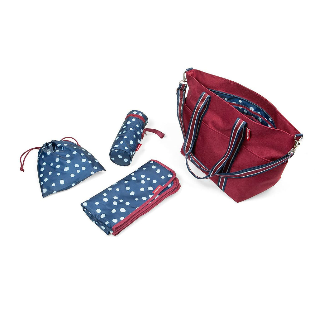 Bolso de guagua baby organizer dark ruby