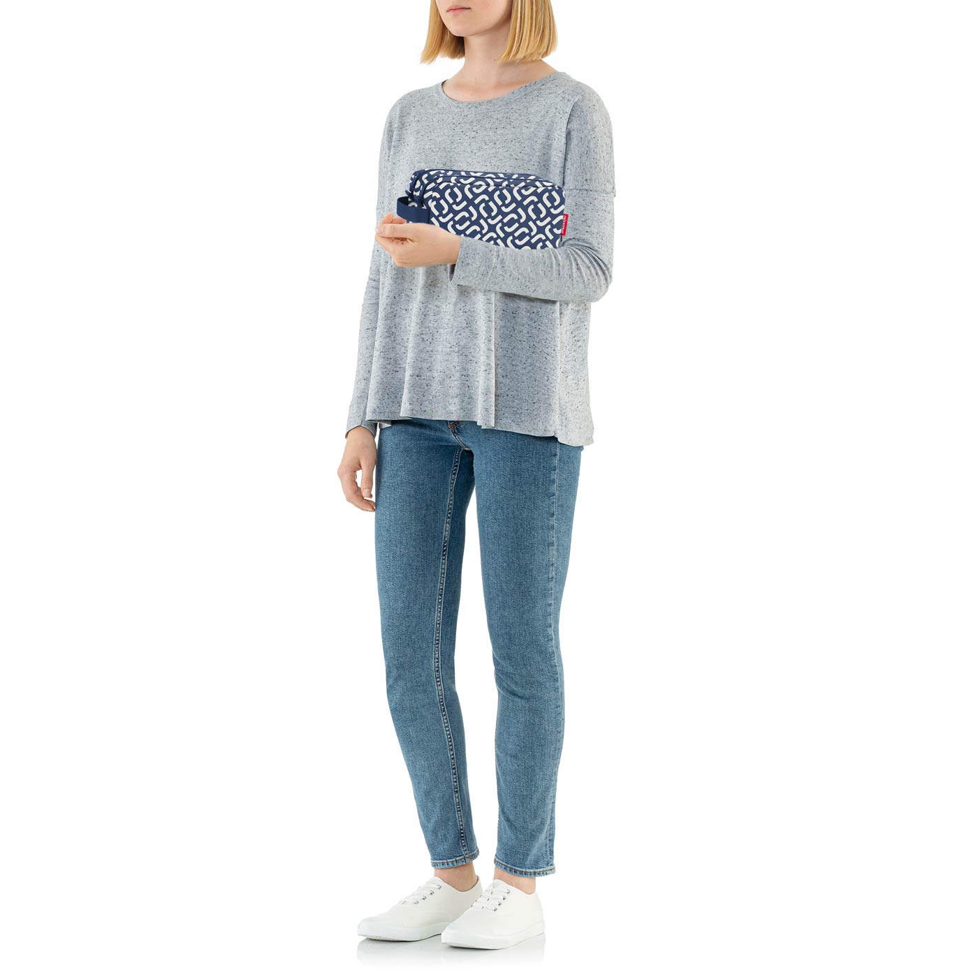 Neceser doble cierre duocase - signature navy