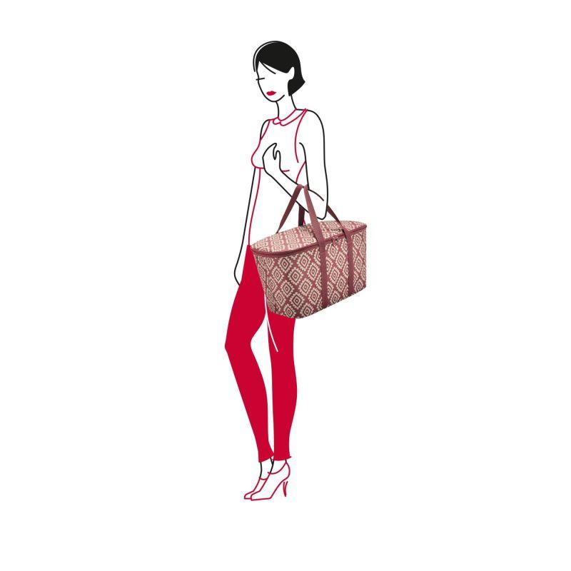 Bolso térmico plegable coolerbag - diamonds rouge