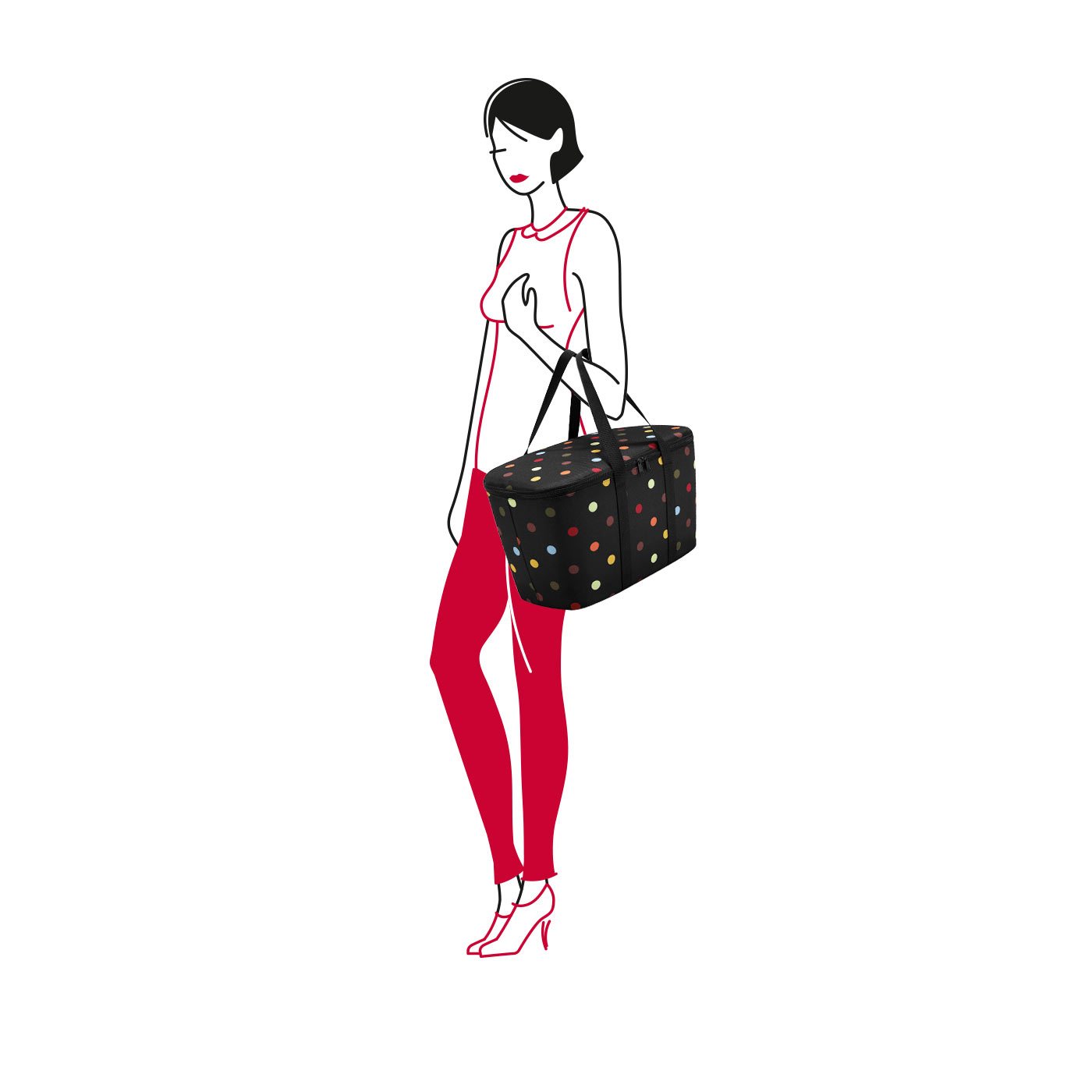 Bolso térmico plegable coolerbag - dots