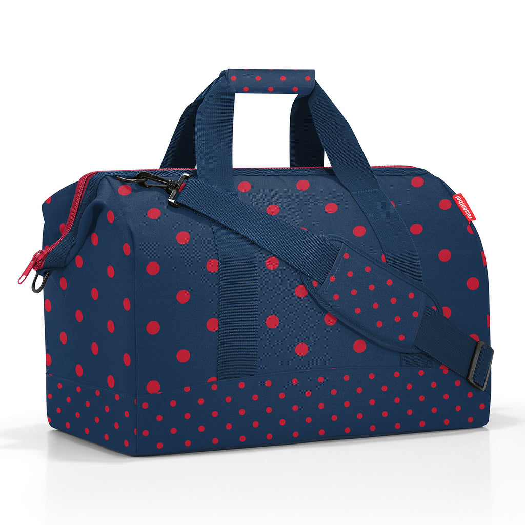 Bolso de viaje allrounder L - mixed dots red