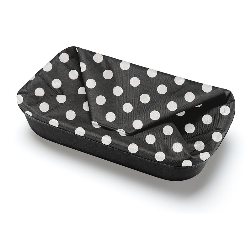 Canasto shoppingbasket - dots white