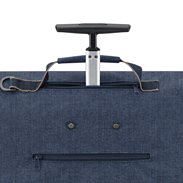 Carro multiuso con ruedas trolley M - herringbone dark blue