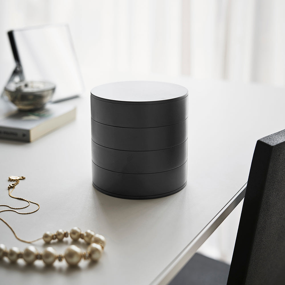 Caja Accesorios 4 Niveles Negro