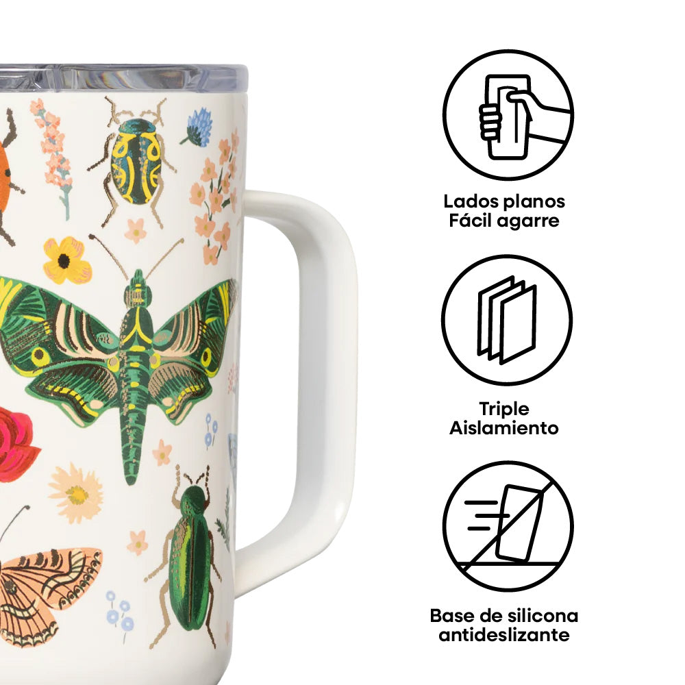 Tazón Térmico Mug 475ml Rifle Paper Curio Cream