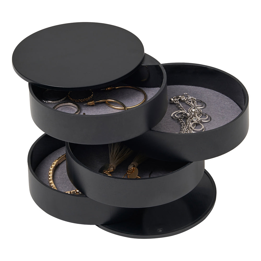 Caja Accesorios 4 Niveles Negro