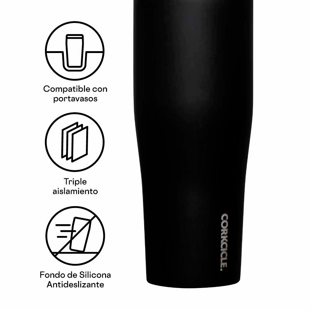 Vaso térmico hermético Go Cup XL 800ml Matte Black