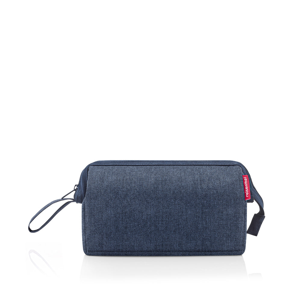 Neceser de viaje travelcosmetic - herringbone dark blue