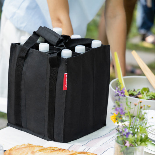 Bolsa porta botellas - black