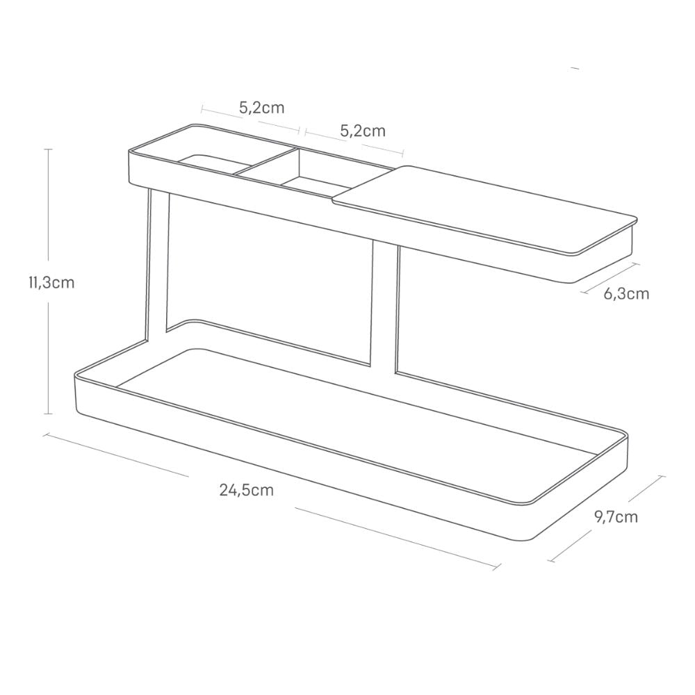 Organizador Escritorio Negro