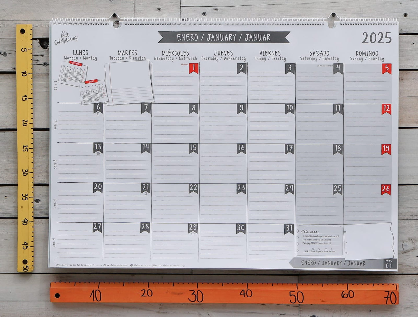 Full Calendario 2025