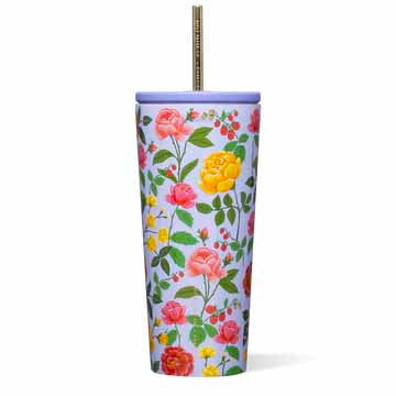 Vaso Térmico Cold Cup 700ml Rifle Paper Roses Purple