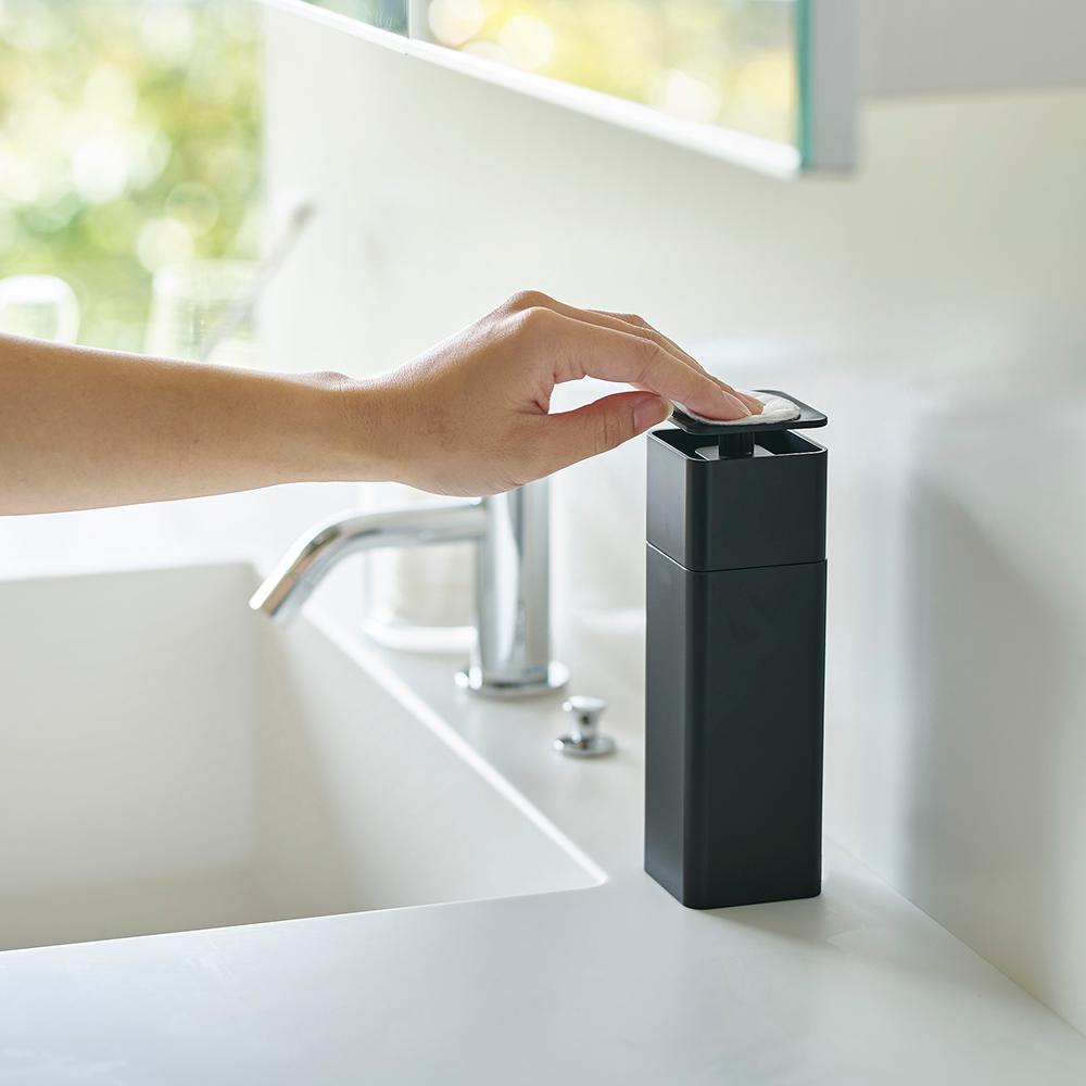 Dispensador Jabón Push Negro