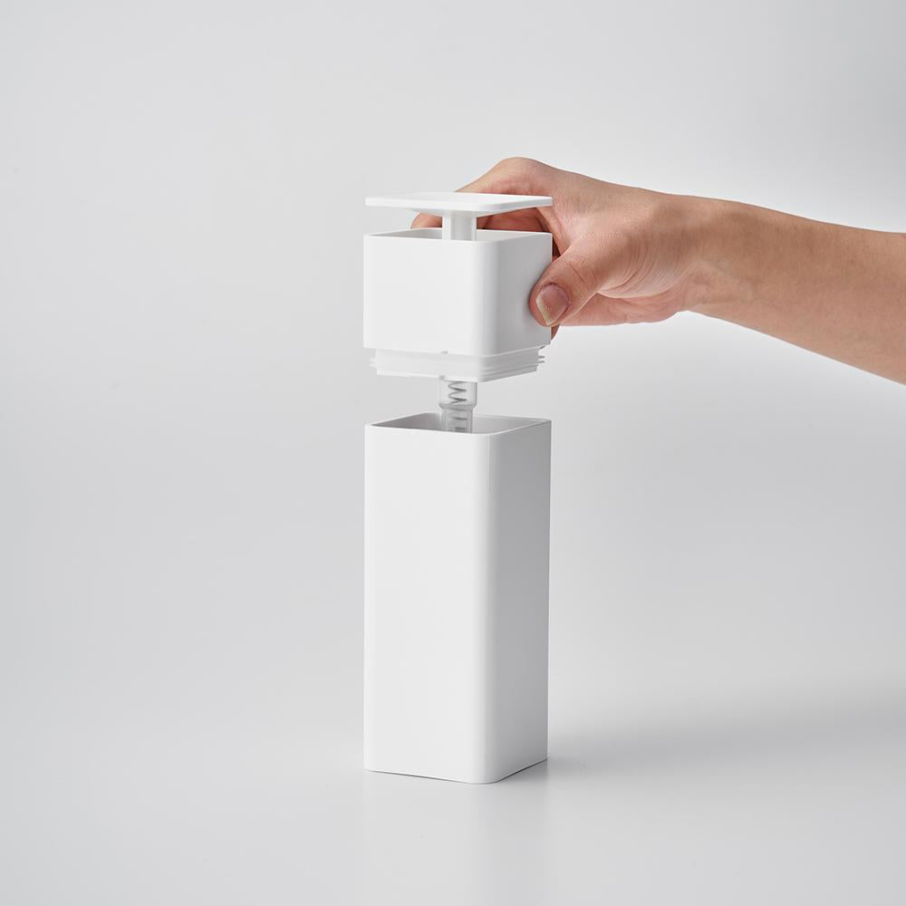 Dispensador Jabón Push Blanco