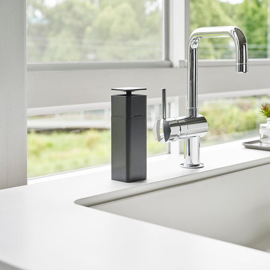 Dispensador Jabón Push Negro