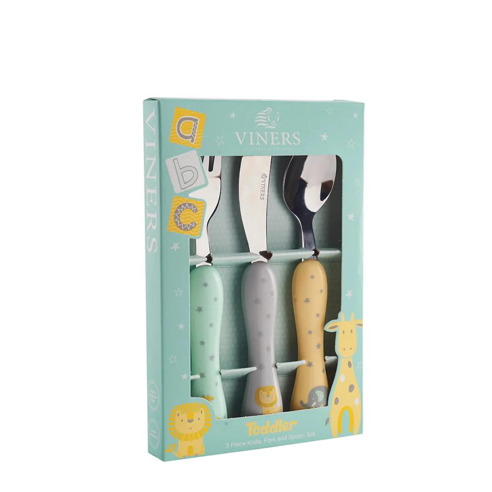 Set Cubiertos Niños Zoo 3 Pzas