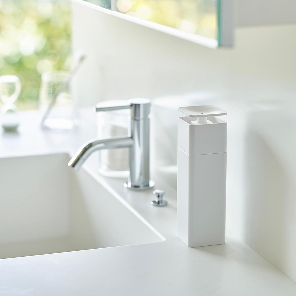 Dispensador Jabón Push Blanco