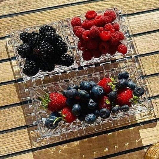 Set 1 plato Bossa Nova + 3 pocillos aperitivo