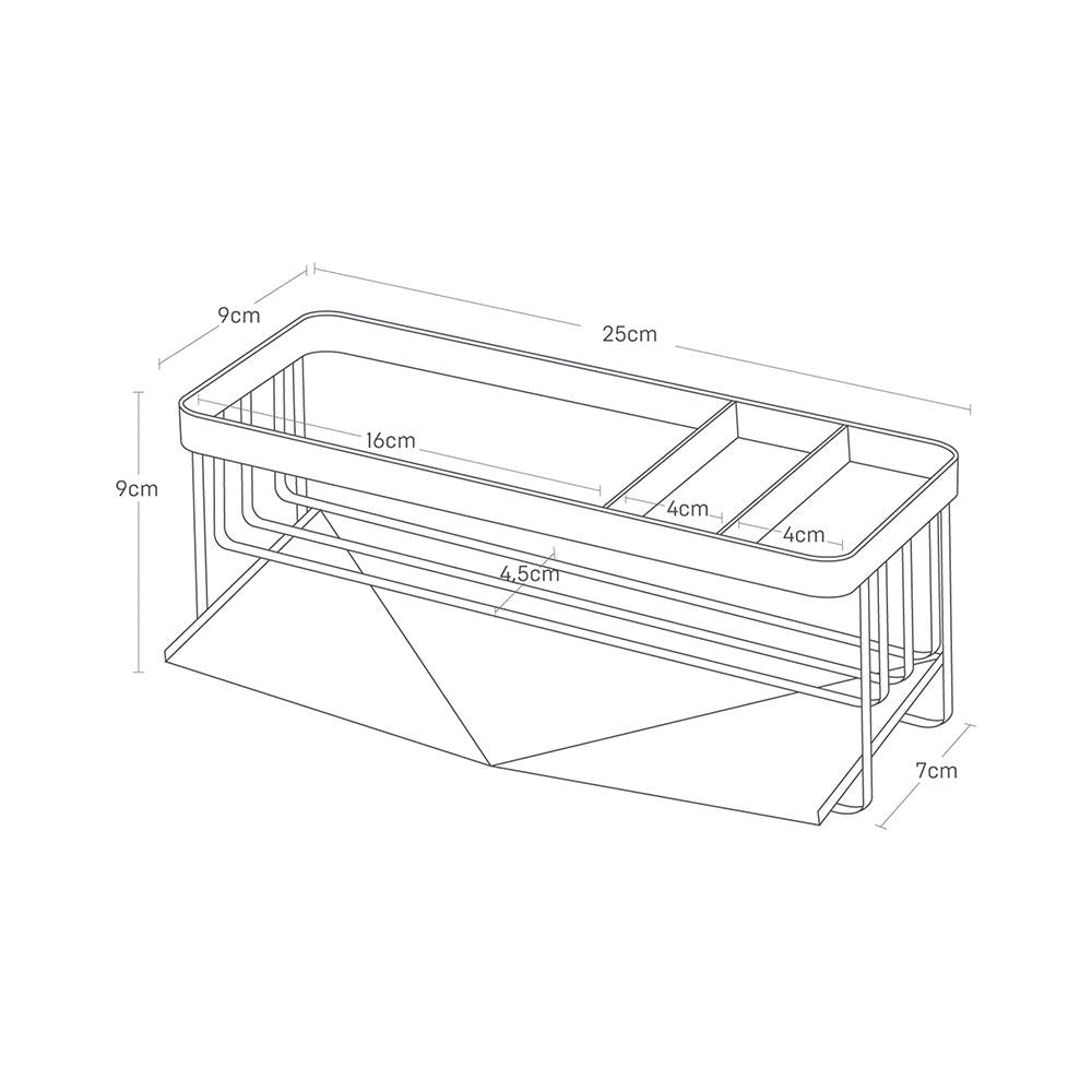 Set Organizador Lavaplatos Blanco
