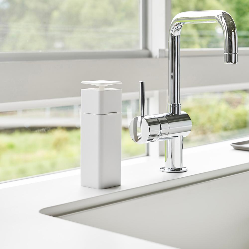 Dispensador Jabón Push Blanco