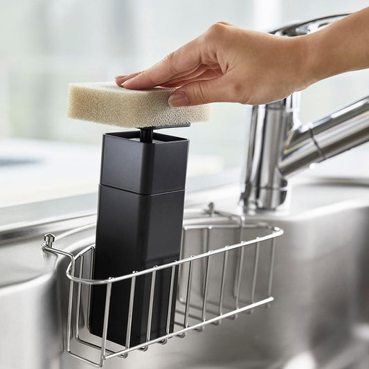 Dispensador Jabón Push Negro