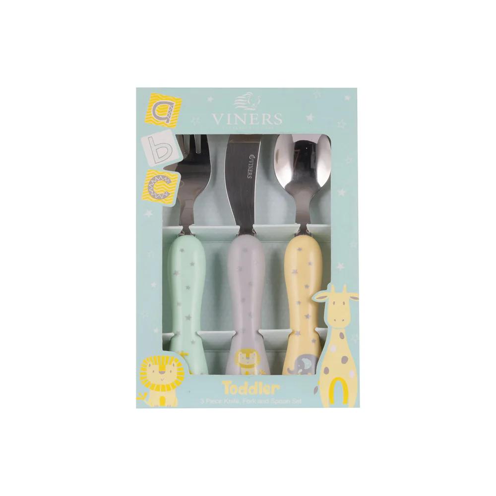 Set Cubiertos Niños Zoo 3 Pzas