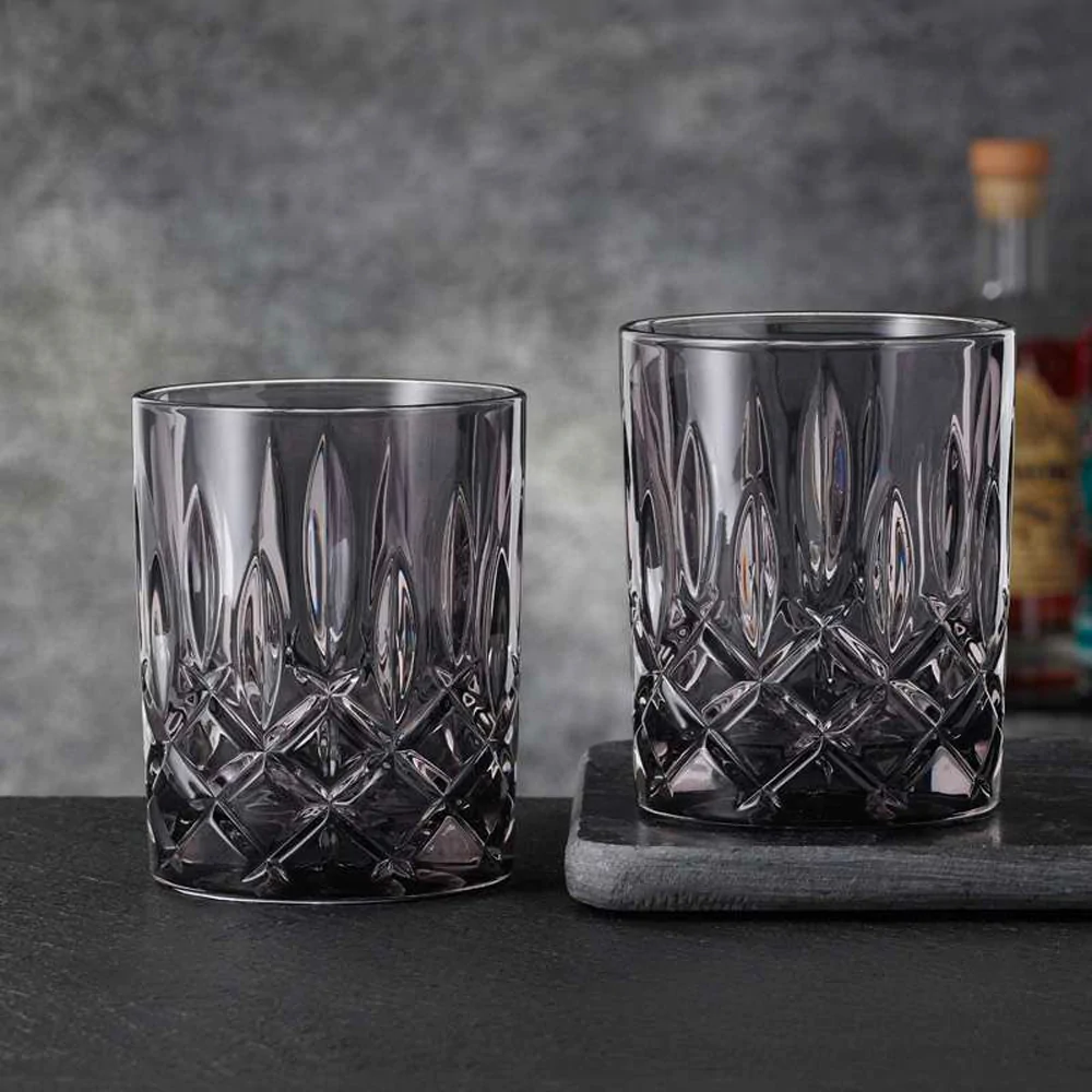 Set 2 Vasos Noblesse Vintage Smoke