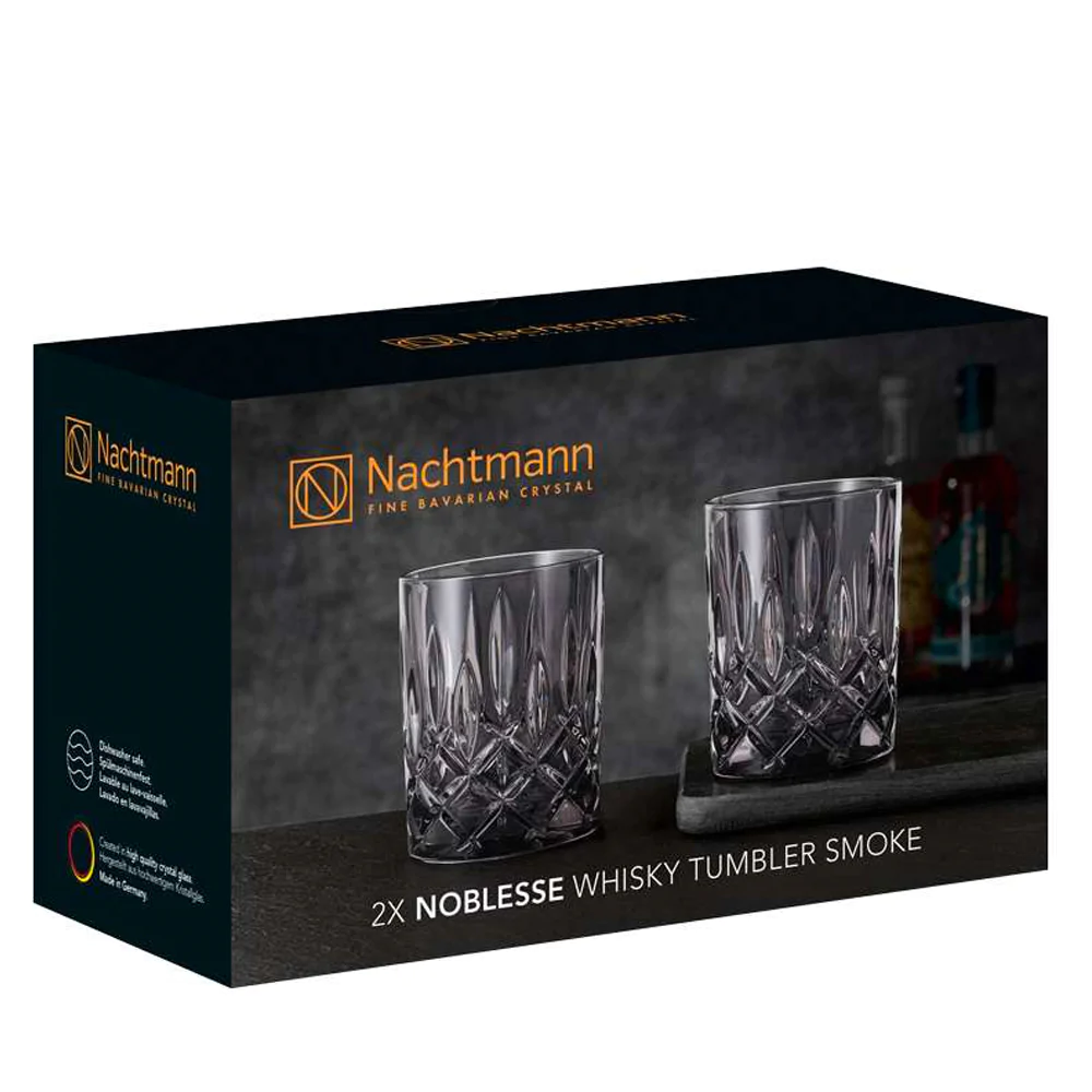 Set 2 Vasos Noblesse Vintage Smoke